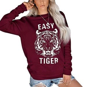 Easy Tiger Maroon/Burgundy sweatshirt